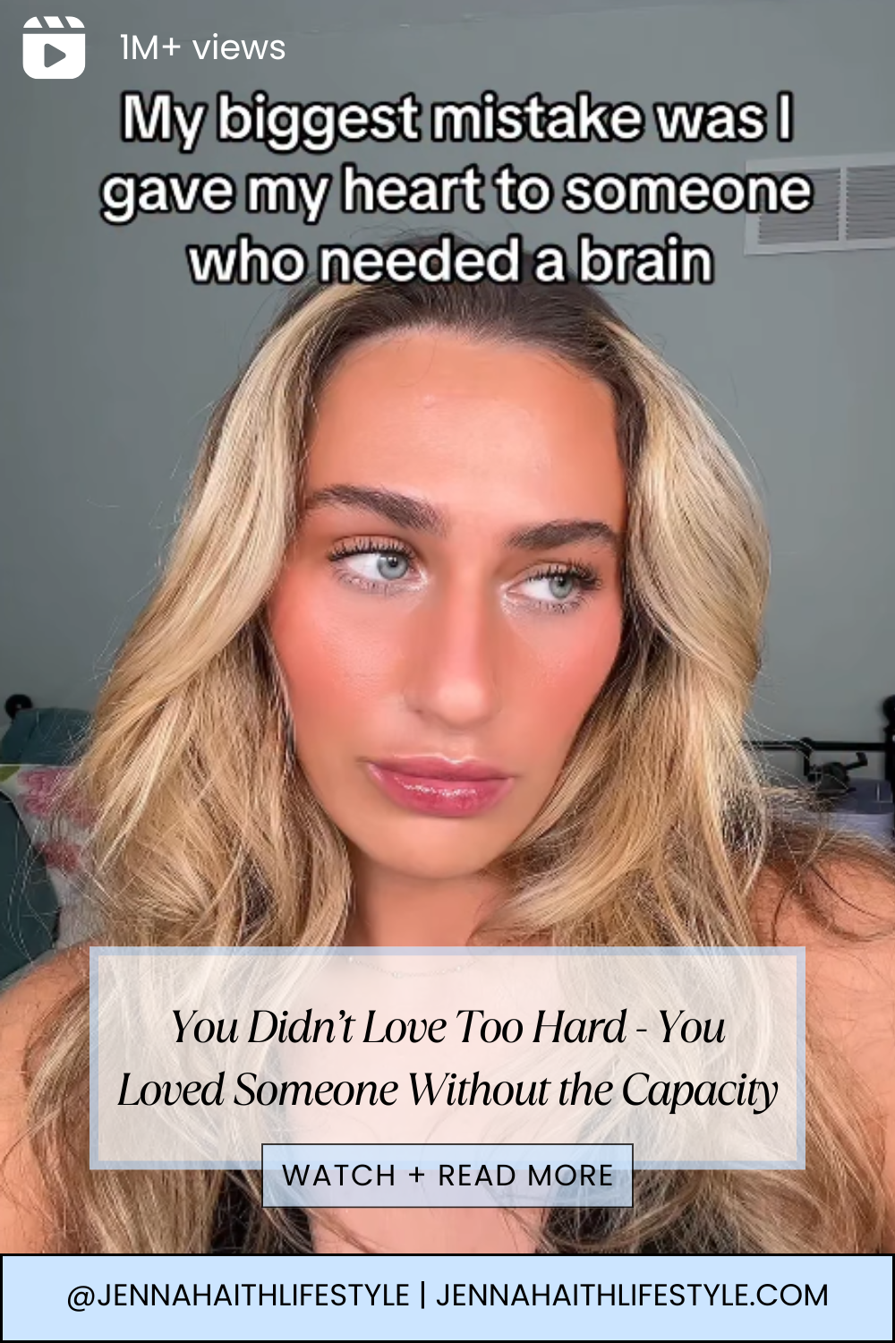 You Didn’t Love Too Hard - You Loved Someone Without the Capacity